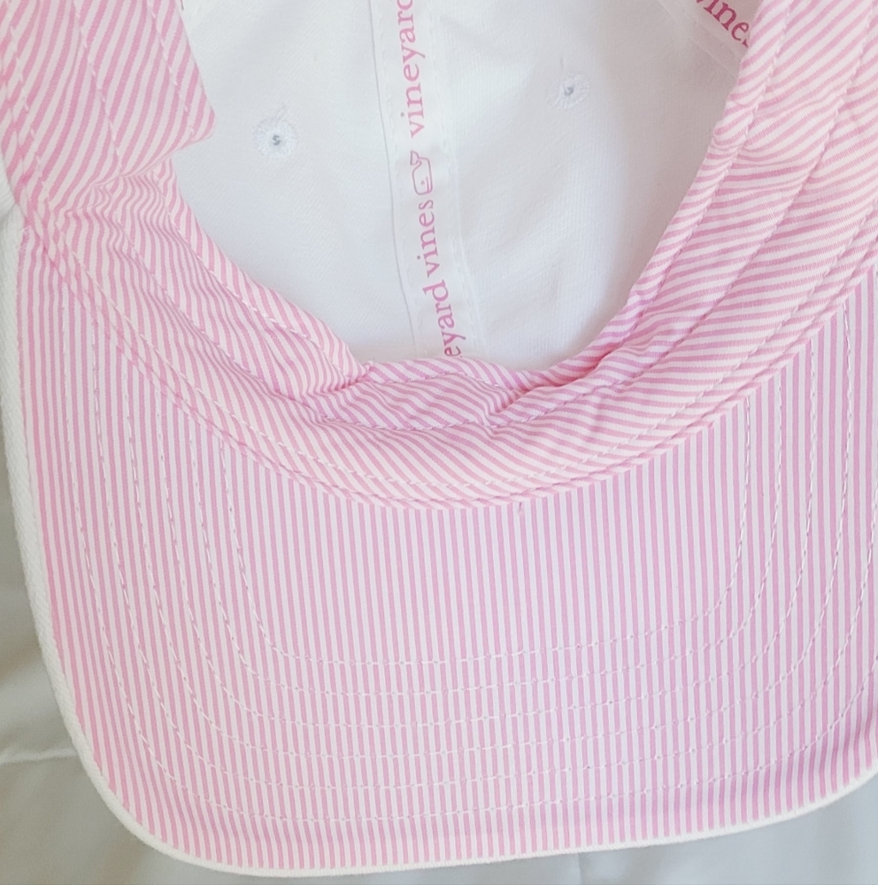 Vineyard Vines White Cap with Pink Whale Logo - Picture 13 of 16